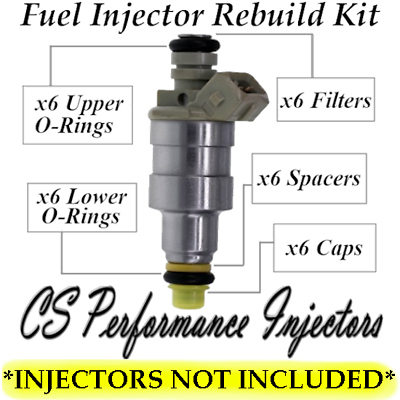 #ad Fuel Injector Rebuild Repair Kit SET 6 fits Bosch 0280150126 for BMW Dodge Eagle $25.61