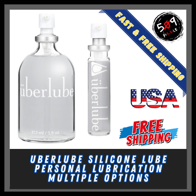 #ad Uberlube Silicone Lube 112ml Bottle Unscented Silicone Lubricant Personal Lubr $41.15