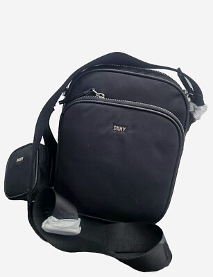 #ad DKNY Women#x27;s Crossbody Small Bag Handbag Purse Black New with Tags $75.00