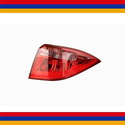 #ad For 2017 19 Toyota Corolla Sedan Rear RH Outer Tail Light Assembly Red TO2805130 $51.70