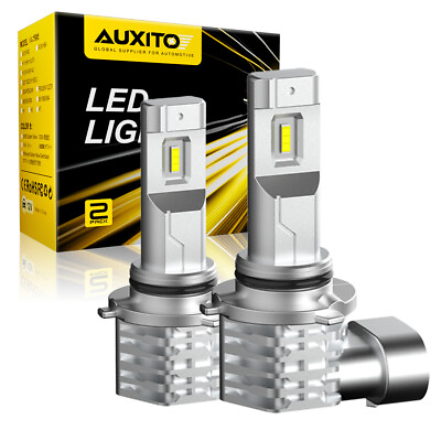 #ad AUXITO 9006 HB4 LED Headlight Bulbs Kit Low Beam Fog Lights 360000LM 6500K White $19.99