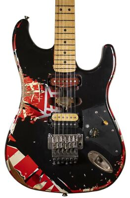 #ad Super One Of A Kind In The World Lsl Instruments Evh Striped Tribute Saticoy Van $13384.23