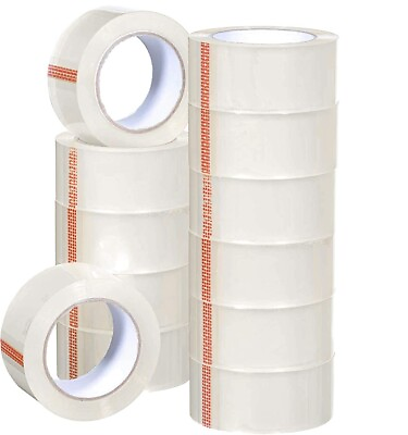 #ad Premium Clear Carton Box Sealing Packing Tape 2.5 Mil Thick 2quot;x110 yard $99.95