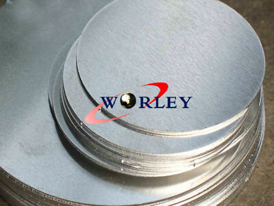 #ad 10quot; inch 250mm DIA Aluminum Disc Circle Blank Plate Flat Sheet Round 2mm Thick $9.90