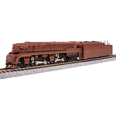 #ad Broadway Limited N P4 PRR T1 4 4 4 4 #5504 Steam Loco Tuscan Red DC DCC Soun $371.95