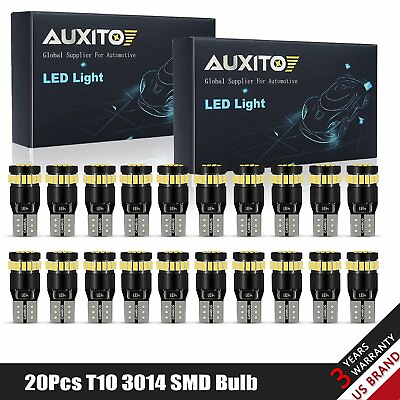 #ad T10 194 LED 168 W5W 3014 24 SMD CANBUS Car Dome Map License Plate LED Bulb lot $36.79