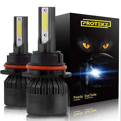 #ad Protekz 9005 Hb3 CREE LED Headlight Kit 6000K White 600W 120000LM 2 Light Bulbs $30.84