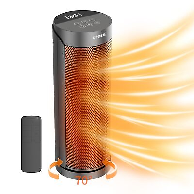 #ad Portable Space Heater for Indoor Use with Remote 70° Oscillating Electric H... $58.94