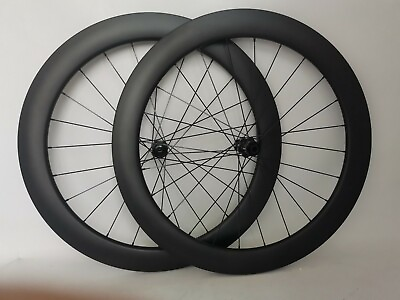 #ad UD Matte Tubeless Carbon Wheels 60mm Road Bike Carbon Wheelset DT350Carbon Wheel $779.00