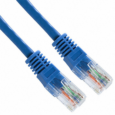 #ad 100 3#x27; FT CAT5e PATCH CORD ETHERNET NETWORK CABLE BLUE $79.95
