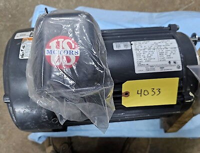 #ad 15 HP 3PH 3495 2830 RPM 50 or 60HZ 208 460V C Face Electric Motor NEW $315.00