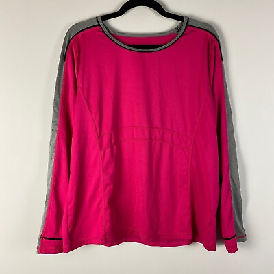 #ad Tail Shirt Womens XL Tennis Golf Long Sleeve Pink Stretch Top $23.95