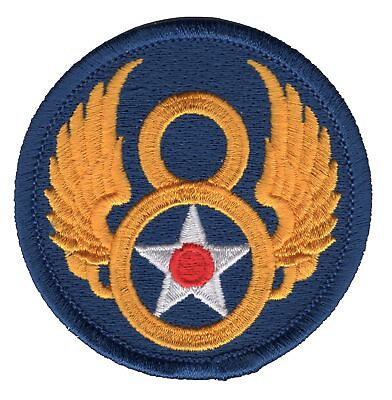 #ad 8th Air Force Shoulder Patch $11.64