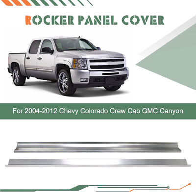 #ad 2Pcs Outer Rocker Panel Cover for 2004 2012 Chevy Colorado Crew Cab GMC Canyon $105.99