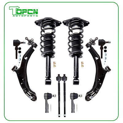 #ad For 00 06 Nissan Sentra Rear Struts Front Lower Control Arm Ball Joint Sway Bars $176.62