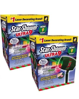 #ad Star Shower Ultra 9 2 Pack AS SEEN ON TV New 2022 Model w 9 Unique Light $59.00