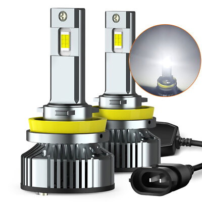 #ad 2x AUXITO H11 H9 H8 LED Headlight Kit Bulb High Low Beam 6500K White Bright Lamp $43.69