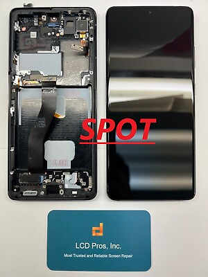 #ad Samsung Galaxy S21 Ultra G998 LCD Touch Screen Digitizer with Black Frame Spot $49.99