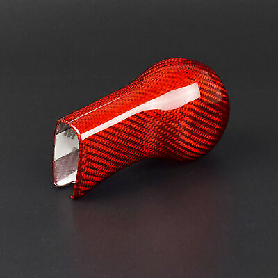 For Chevy Camaro Accessories Red Carbon Fiber Gear Shift Konb Panel Cover Trim $30.38