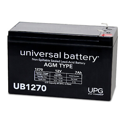 #ad Universal Battery UB1270 12V 7AH acid battery $24.99