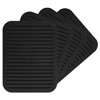 #ad Trivets for Hot Pots and Pans Large Black Silicone Trivets Multi Purpose Sili... $36.74