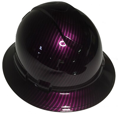 #ad Hard Hat Ridgeline Hydro dipped FB Custom Purple Kandy Carbon Fiber $95.00