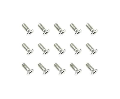 #ad Precision Square RC M3 x 8mm Stainless Steel Flat Head Hex Screws 15 pcs. $2.44