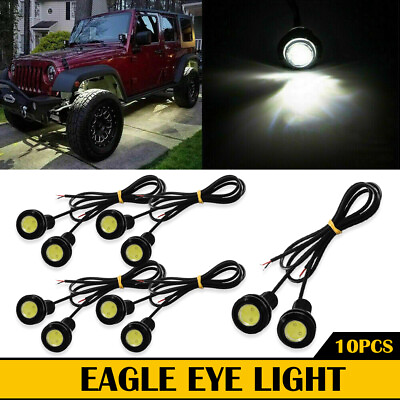 #ad Eagle Eye 9W LED Fog DRL Reverse Backup Light Car Motor Super Bright Lamps 6000K $12.99