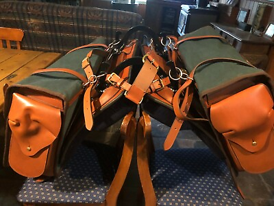 #ad Australian Horse Pack saddle complete with Canvas bags and pack harness AU $2517.00