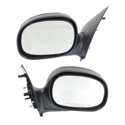 #ad Mirror Set For 1997 2002 Ford F 150 1997 1999 F 250 RH LH Pair Contour Style $48.30