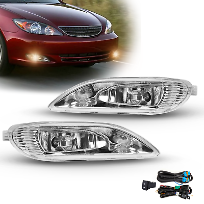 #ad Fog Lights Assembly for 02 04 Toyota Camry 05 08 Corolla 02 03 Solara with Bulbs $36.99