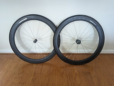 November Bicycles carbon tubular wheelset Novatech hubs Bontrager tires 1400 g $499.00