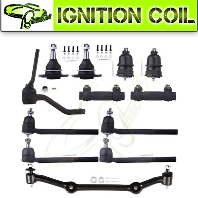 #ad 12Pcs Ball Joints Tie Rod Center Link Steering Part For 1996 2003 Chevy S10 2WD $79.84