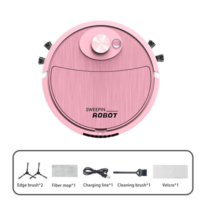 #ad Robot Vacuum Cleaner 3 in 1 Vacuuming Sweeping Mopping Rechargeable $15.60
