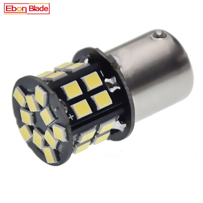 #ad 1X 6V DC 1156 BA15S P21W LED Lamps 30 SMD Backup Reverse Light Globe Bulbs White $4.99