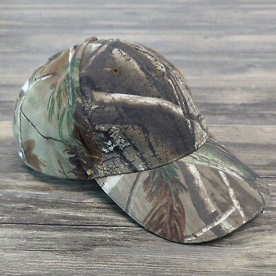#ad Realtree Colman Power Cap Hunting Strap Back Hat Camouflage With Lights Camping $8.95