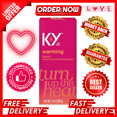 #ad K Y KY Warming Liquid Personal Lubricant For Men Women and Couples 1 FL OZ..... $6.99