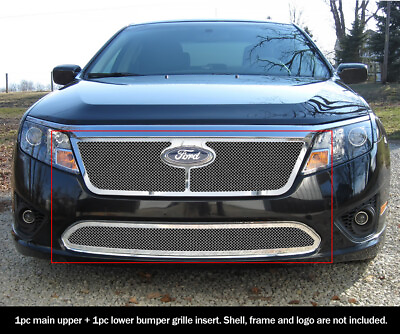 #ad Fits 2010 2012 Ford Fusion Mesh Grille Combo Insert $158.99