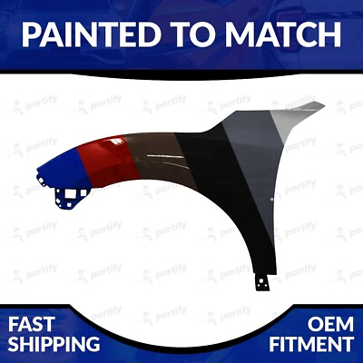 #ad NEW Painted Driver Side Fender For 2016 2017 2018 Honda Civic Sedan Coupe $250.99