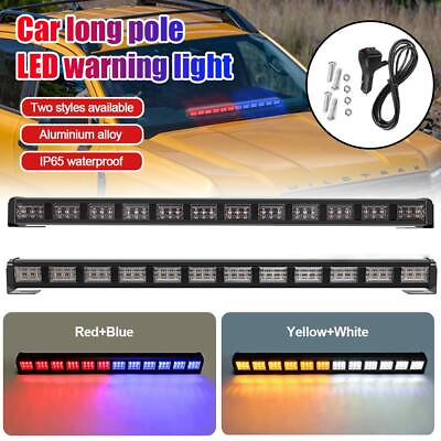 #ad 22quot; 12 24V Car RedBlue AmberWhite LED Vehicle Warning Strobe Signal Light IP65 $24.99