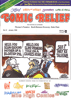 #ad COMIC RELIEF MAGAZINE 1989 Series #31 Good $2.70