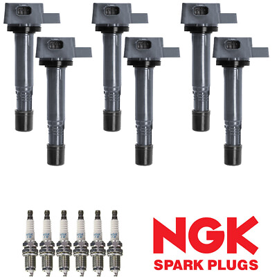 #ad Ignition Coil amp; NGK Platinum SparkPlug for 09 15 Honda Pilot Acura MDX RDX UF624 $116.99
