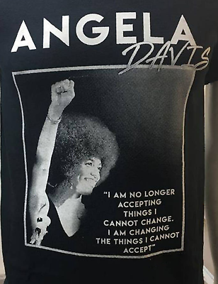 #ad Angela Davis Black People Cotton Tee T Shirt Tee Men Size S 4XL NL1215 $12.34
