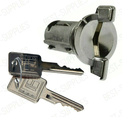 Ignition Lock Switch Cylinder Set Chrome for Chevy Pontiac GM $16.99