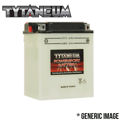 TYTANEUM YB12CA Battery Standard YB12C A Yamaha WARRIOR 350 1987–2004 with Acid $44.99