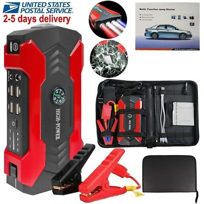 #ad #ad 99800mAh Car Jump Starter Booster Jumper Box Power Bank Battery Charger Portable $36.99