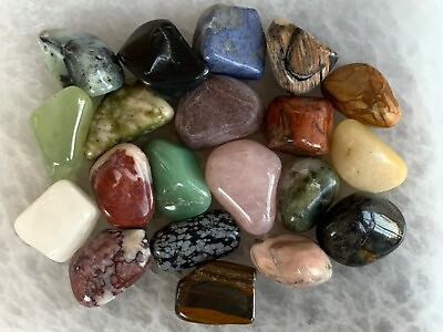 #ad Tumbled Stone Mix Medium Mix Tumbled Stone Healing CrystalsWholesale Bulk Lot $16.80