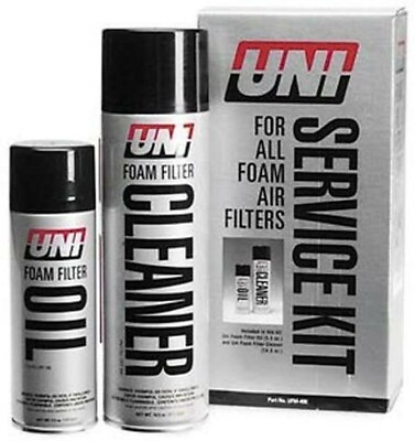 #ad UNI Foam Air Filter Service Kit Cleaner and Oil Aerosol Can UFM 400 $19.97