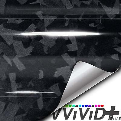 #ad VVivid 2022 VVivid Gloss Forged Carbon Vinyl Car Wrap Film V486 $1.99