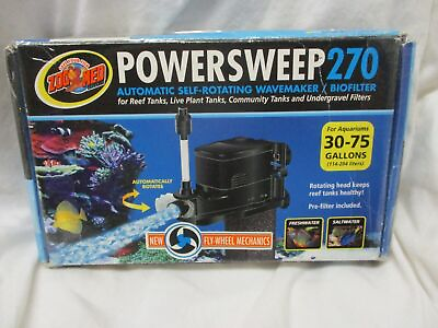 #ad Zoo Med Power Sweep 270gph Aquarium Wave Maker Power Head system 270gph $99.99